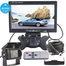 7" TFT LCD Monitor Truck Bus Van 4Pin 10M with HD Car Rear View Camera  Kit