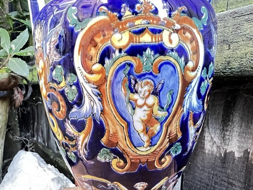 Vase antique gien faince - antique,