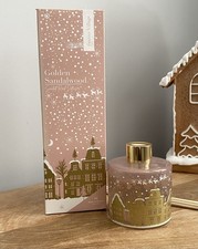 Wax Lyrical Festive Townhouse Christmas Golden Sandalwood 180ml Reed Diffuser