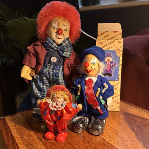 Vintage clown figures job lot - vintage,