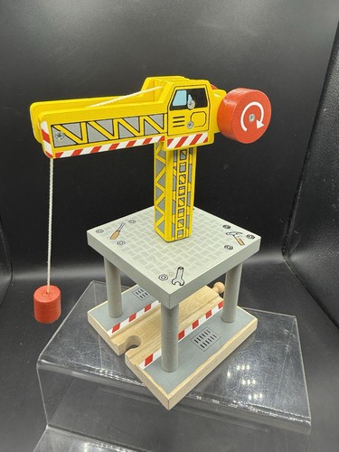 Bigjigs wooden railway crane - bigjigs,
