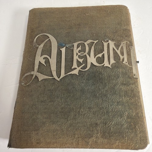 Antique velvet vintage photo - antique,