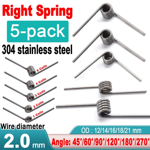 Wire dia 2mm torsion spring - dia,