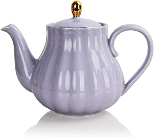 Porcelain tea pot with infuser - tea,