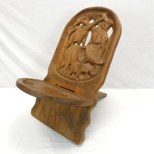 African birthing chair wooden - birthing,