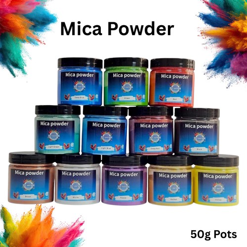Mica powder pigment 50g - mica,
