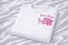Girls Baby White Sleepsuit