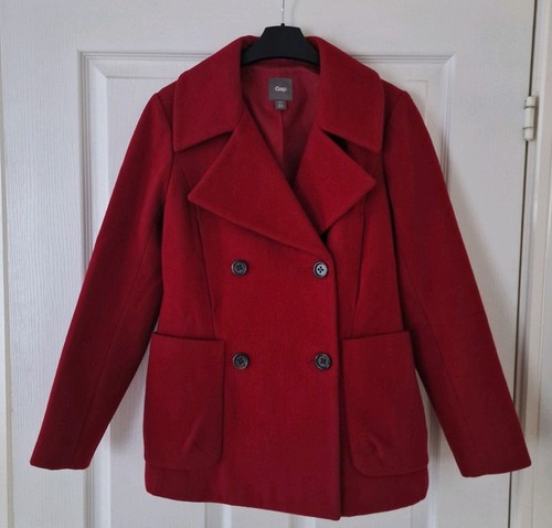 Gap peacoat red wool - gap,