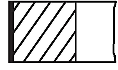 Piston ring kit - kit, fits