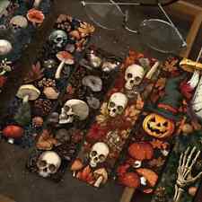Set of 10 Bookmarks Pagan Samhain Skulls Themed Gothic Paper Card Bookmark 15 cm