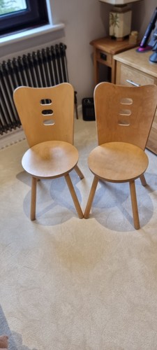 Pair vintage wooden - vintage,