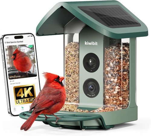 Solar smart bird feeder - smart, with