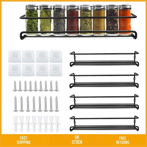 Sturdy wall mounted spice - mounted, rack