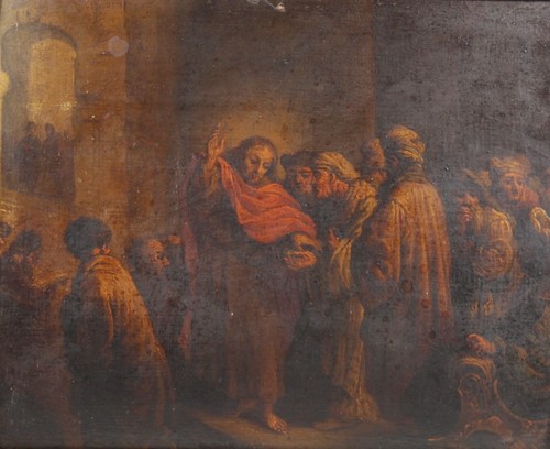 Biblical scene jesus modesty - scene,