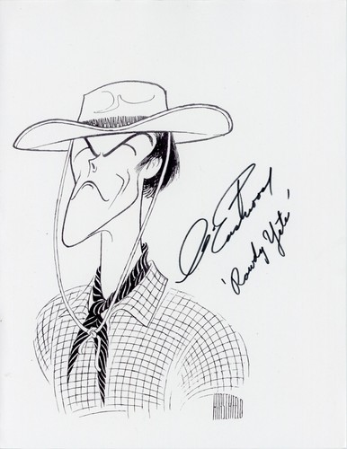 Clint eastwood signed print - eastwood,