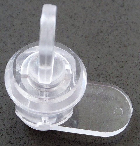 Acrylic plastic cam lock latch - plastic,