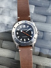 Nivada Grenchen Depthmaster PacMan Dive Watch 1000m Swiss Automatic