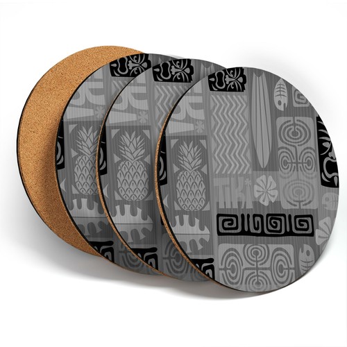Coasters bw cool tiki - ,