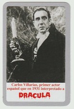 2006 Spanish Pocket Calendar featuring Dracula horror actor Carlos Villarias