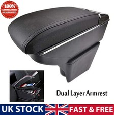 For VW Mk5 Polo 6R 2010-2017 Dual Layer Armrest Car Central Storage Box UK