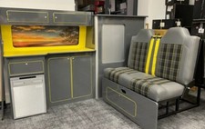 VW T4 Gloss Grey & Yellow Work