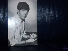 THE BEATLES EARLY ORIGINAL ESKIMO FOODS PROMOTIONAL GIVEAWAY 1963 PAUL NEAR MINT