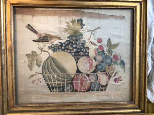 Antique georgian regency silk - antique,