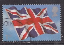 GB 2001 QE2 1st Flags &