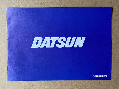 Datsun october 1978 - 1978, brochure