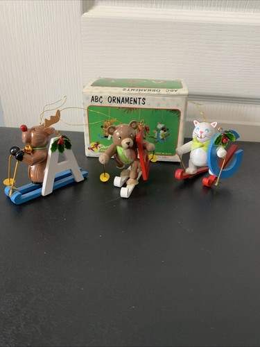 Vintage wooden christmas - vintage,