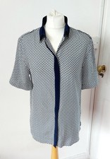 Alain Figaret Elise Cotton and Silk Shirt UK 14