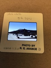 1985 SEPECAT Jaguar 54 SQN British Fighter Jet Kodachrome 35mm Slide# 12