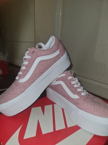Vans old skool stackform - vans, pink