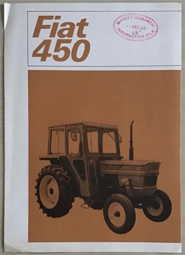 Fiat 450 tractor agricultural - 450,