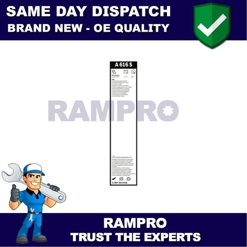 Rampro front windscreen - windscreen, wiper