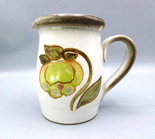 Denby Troubadour Milk Jug 250ml Stoneware Floral Creamer Used - VGC