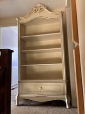 Laura Ashley Venetian Armoire Distressed Ivory Finish