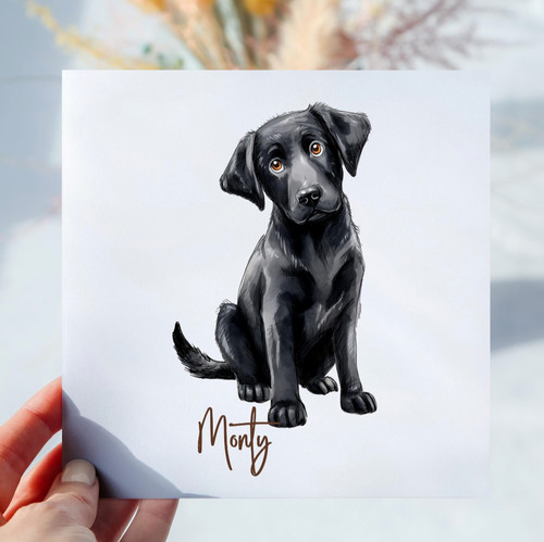 Personalised thank you card - personalised,
