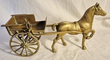 Vintage Solid Brass Horse