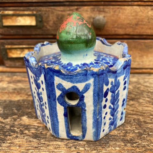 Antique moroccan fez safi blue - antique,