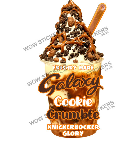 Ice cream van sticker galaxy - sticker,