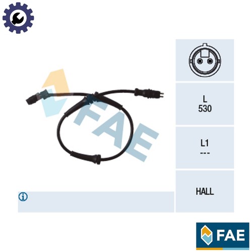 Sensor wheel speed 78099 - 78099, for