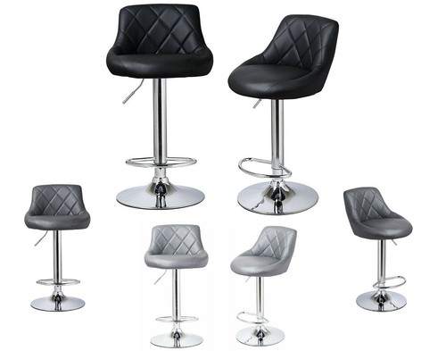 Bar stools leather - 2x,