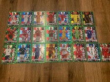 TOPPS MATCH ATTAX UEFA EURO 2024 GREEN EMERALD PARALLELS HEROES COMPLETE SET X22