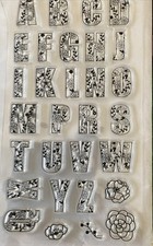 Alphabet Symbol Flowers New