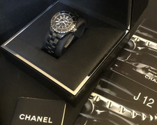 Chanel J12 Watch, Black, 33mm