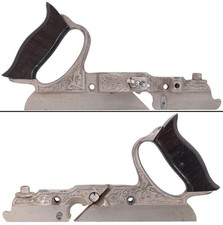 Orig. Main Stock Stanley No. 46 Skew Rabbet - Type 12- 95% NIckel - mjdtoolparts