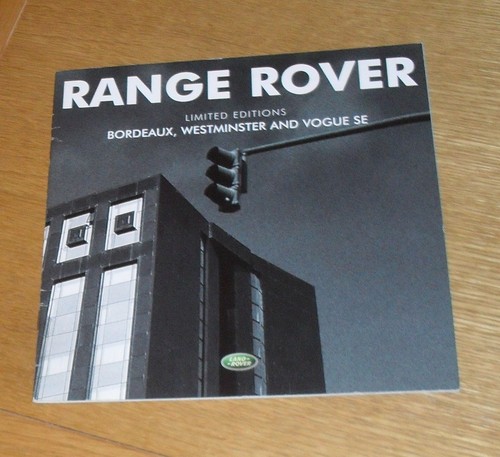 Range rover p38 - p38, limited