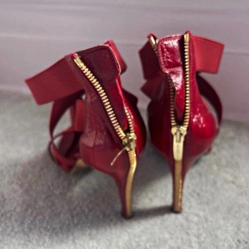 Sergio rossi red - red, leather