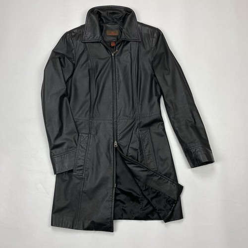 Vintage black genuine leather - vintage,